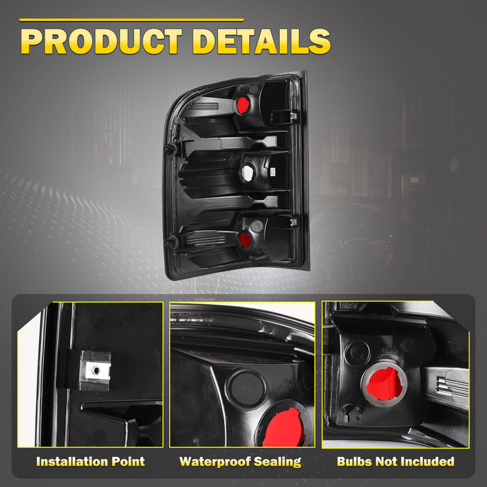 WOLFSTORM Taillights for 2007-2013 Chevy Silverado 1500 2500 3500/ Chevrolet 07-13 Silverado Rear Lamps Assembly Tail Light Replacement