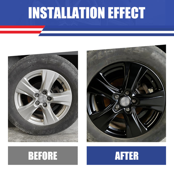 WOLFSTORM 4-Pack 17 Inch Wheel Rim Cover Hubcaps for 2019-2026 TOYOTA RAV4