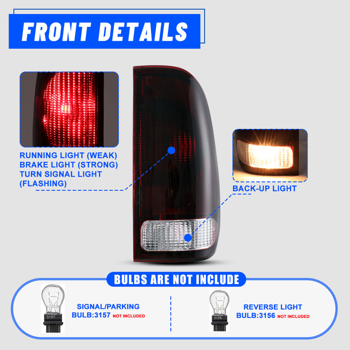 WOLFSTORM Halogen Tail Lights for Ford F150 and Super Duty Trucks - WOLFSTORM