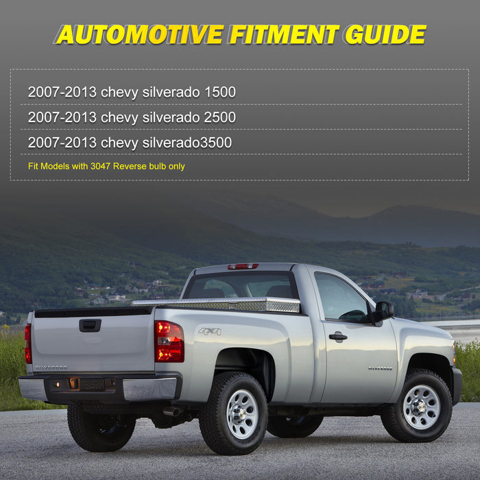 WOLFSTORM Taillights for 2007-2013 Chevy Silverado 1500 2500 3500 with Bulbs and Wiring Kit