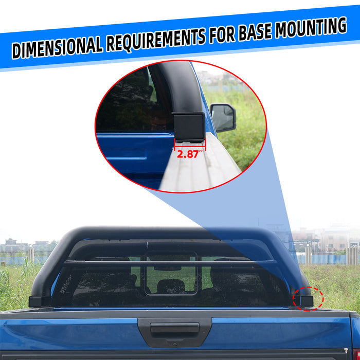 WOLFSTORM Arceau de sécurité universel pour camionnettes pleine taille