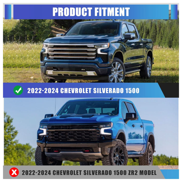 WOLFSTORM Front Bumper for 2022-2025 Chevrolet Silverado 1500(Excluded ZR2)