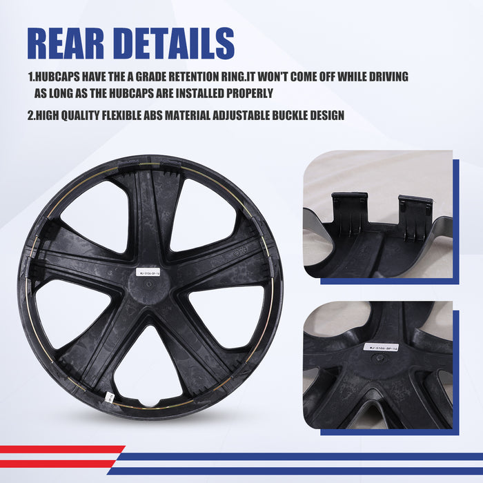 WOLFSTORM 4-Pack/1-Pack 16 Inch Wheel Rim Cover Hubcaps for 2016-2026 Honda Civic SEDAN