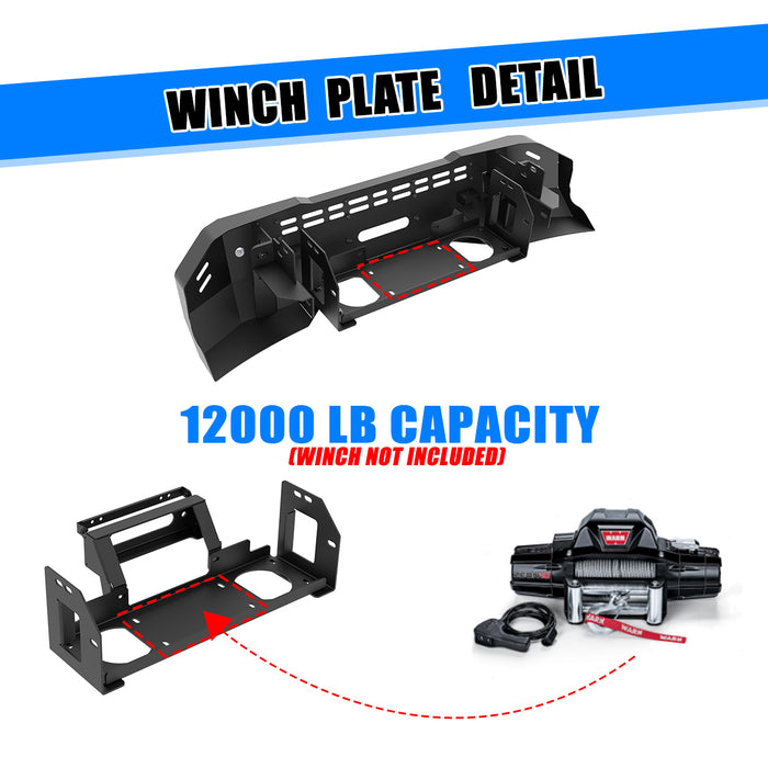 WOLFSTORM Front Bumper for 2022-2025 GMC sierra 1500