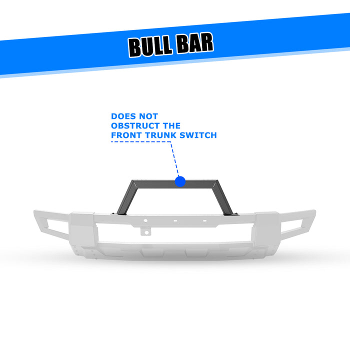 Wolfstorm Front Bumper Assembly Fits for 2024-2025 Tesla Cybertruck