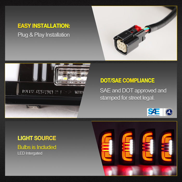 WOLFSTORM Taillights for 2015-2022 Chevy Colorado