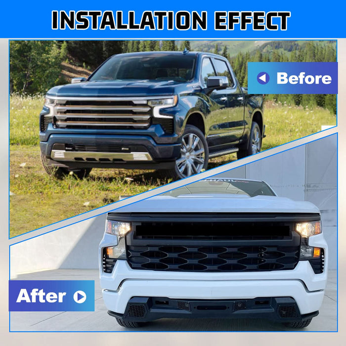 WOLFSTORM Front Bumper for 2022-2025 Chevrolet Silverado 1500(Excluded ZR2)