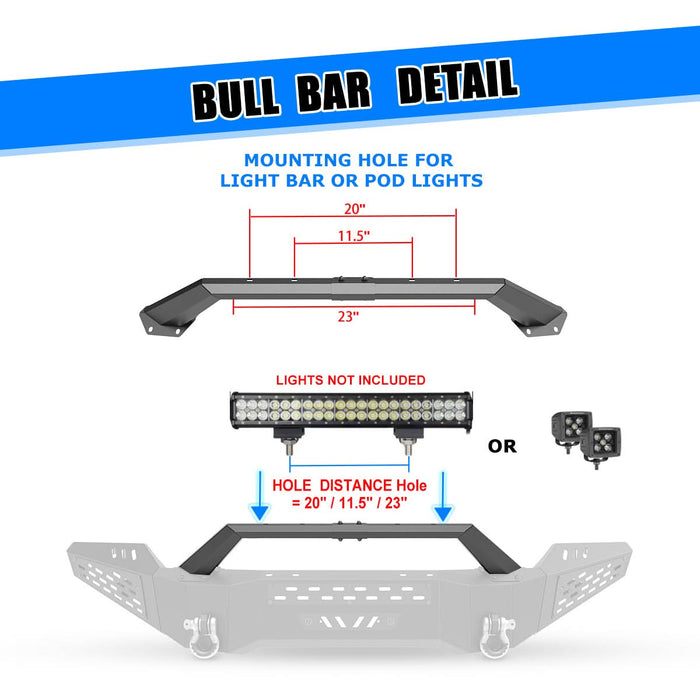 WOLFSTORM Front Bumper for 2011-2016 Ford F-250/F-350