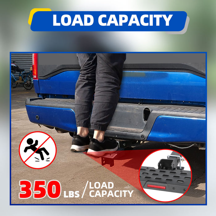 Wolfstorm Universal Hitch Step Fit for Pickup Truck Car SUV（Adjustable）