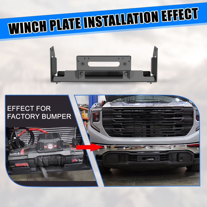WOLFSTORM Front Bumper for 2022-2025 GMC sierra 1500