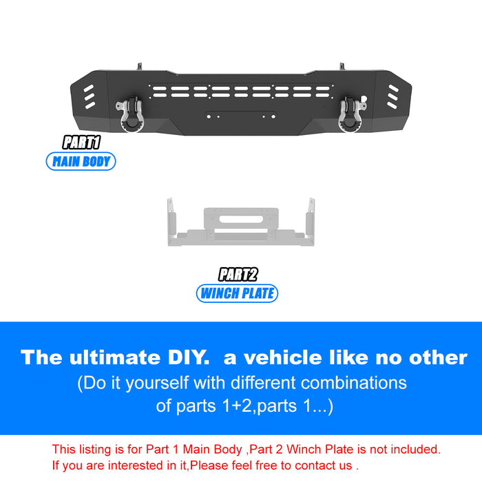 WOLFSTORM Front Bumper for 2022-2025 GMC sierra 1500