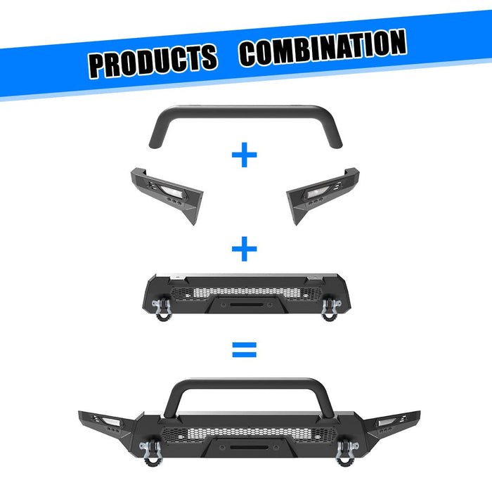 WOLFSTORM Front Bumper Compatible with 2016-2023 Toyota Tacoma