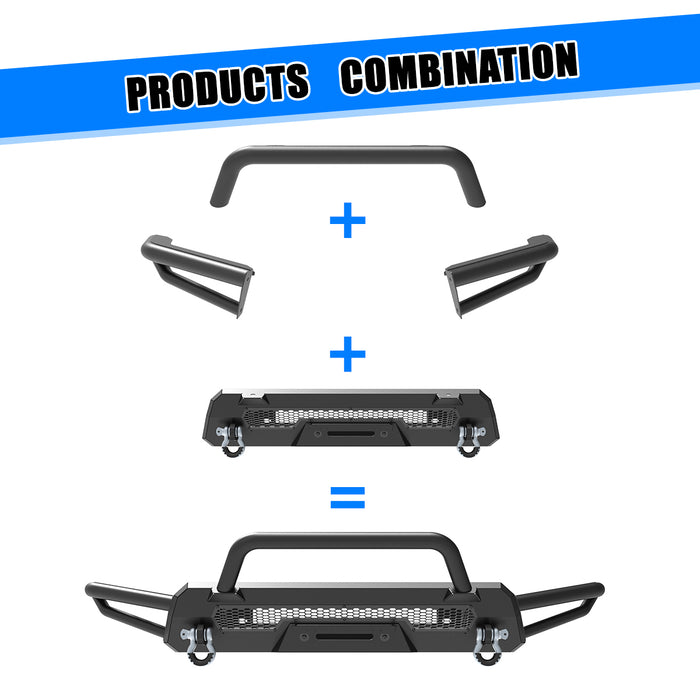 WOLFSTORM Pare-chocs avant compatible avec Toyota Tacoma 2016-2023