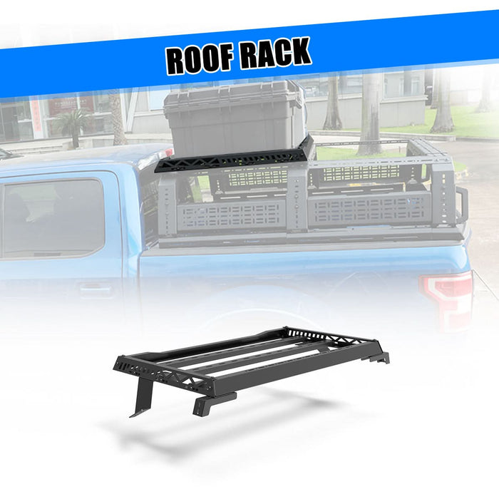 WOLFSTORM Roll Bar Universal Fit for Mid-size Pickup Trucks,Modular,Adjustable Overland Bed Rack,Roll bar