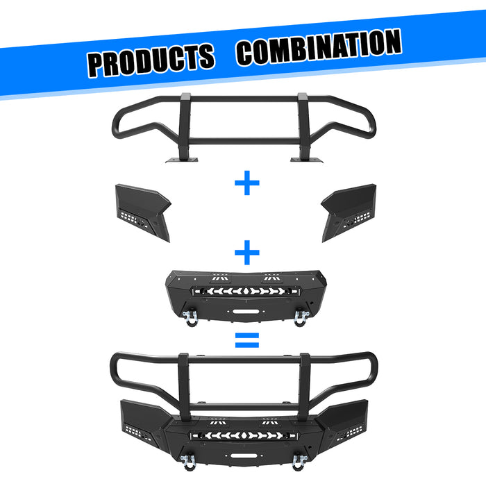 WOLFSTORM Front Bumper for 2019-2021 Chevy Silverado 1500 & 2022 Chevrolet Silverado 1500 LTD ModelPickup Truck
