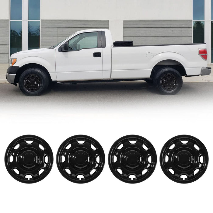 WOLFSTORM 4-Pack 17 Inch Wheel Rim Cover Hubcaps for 2010-2026 Ford F-150