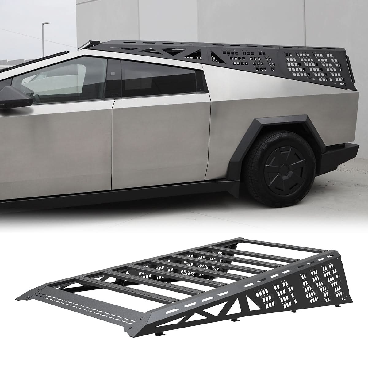 Heavy Duty Rack Roll Bar Fit for 2024-2026 Tesla Cybertruck From WOLFS ...
