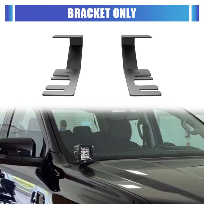 WOLFSTORM A-Pillar LED Lights Bar Mounting Brackets for 2004-2014 Ford F-150