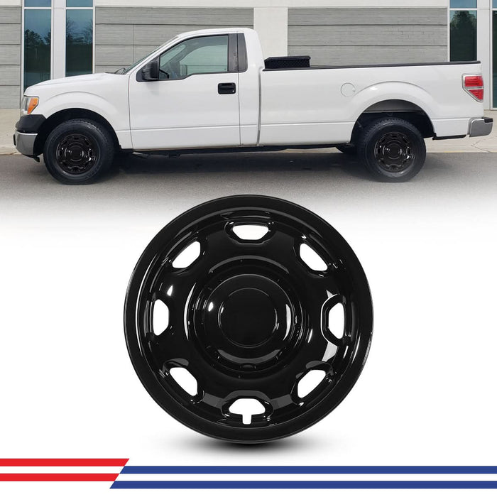 WOLFSTORM 4-Pack 17 Inch Wheel Rim Cover Hubcaps for 2010-2026 Ford F-150