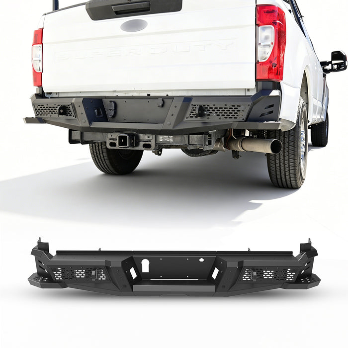 WOLFSTORM Rear Bumper for 2017-2026 Ford F250/F350, a set of 4 Inch LED Lights