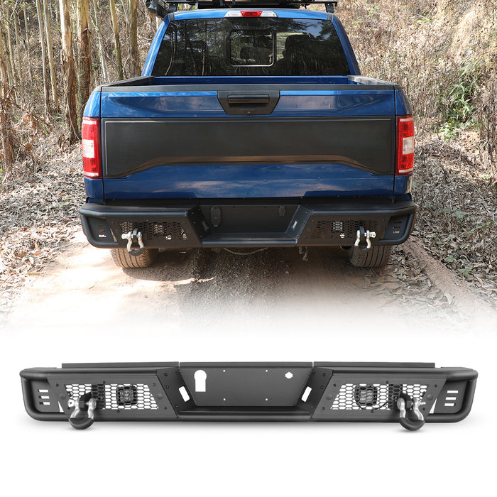 WOLFSTORM Rear Bumper for 2015-2020 Ford F-150