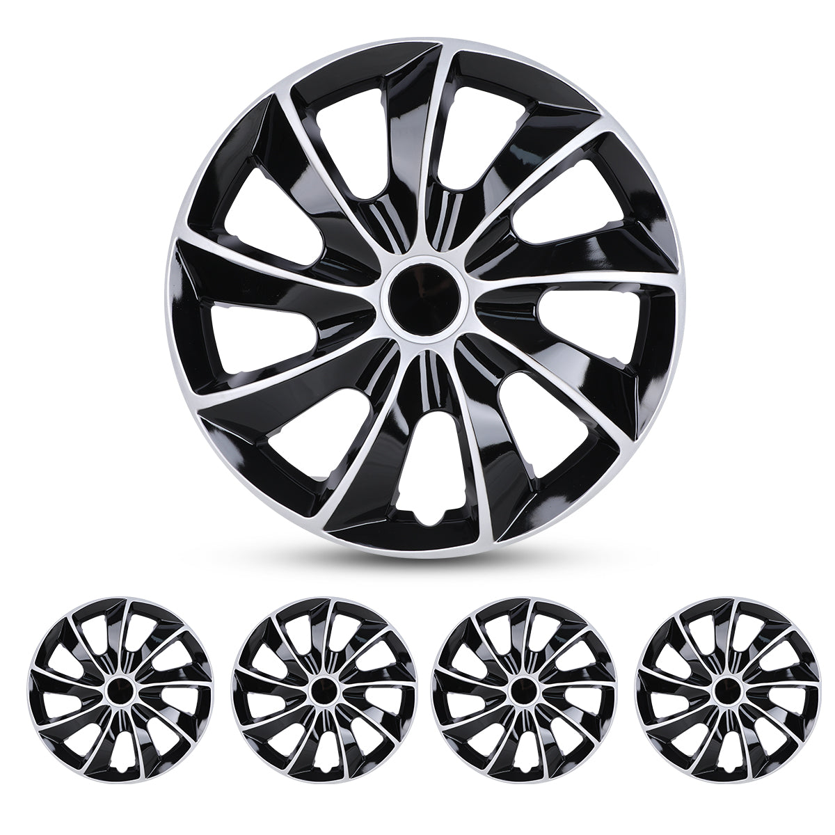 WOLFSTORM 4-Pack 16 Inch Wheel Rim Cover Hubcaps