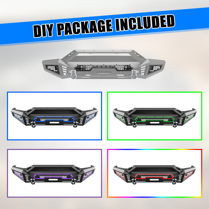 WOLFSTORM Offroad Front Bumper For Ford F-150 2018 2019 2020 Pickup Trucks (Excluding Raptor)