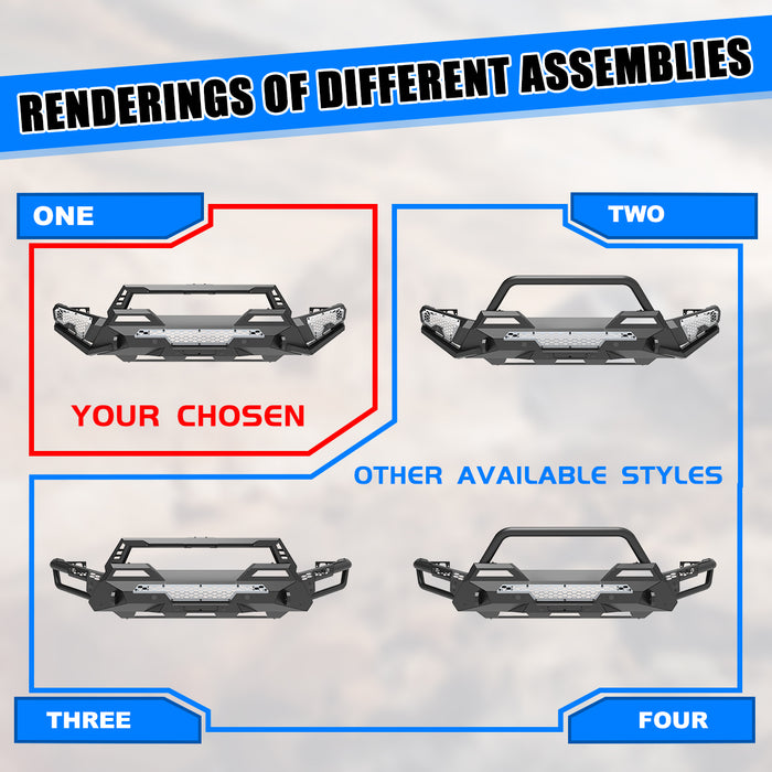 WOLFSTORM Front Bumper for 2024 - 2026 Toyota Tacoma
