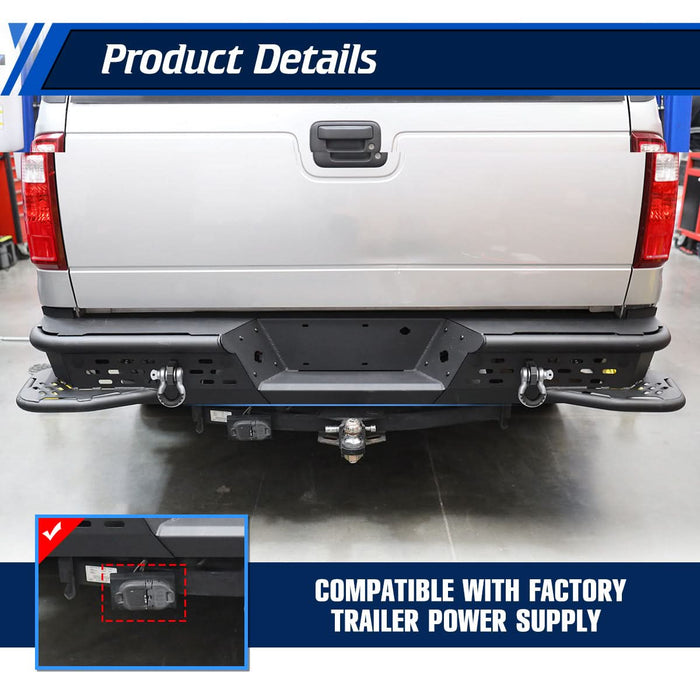 WOLFSTORM Rear Bumper for 1999-2016 FORD F-250/F-350