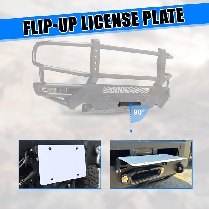 WOLFSTORM Modular Front Bumper for 2019-2024 Ram 1500 Model
