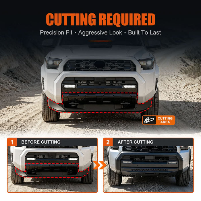 Wolfstorm Front Bumper Assembly Fits for 2025-2026 Toyota 4Runner