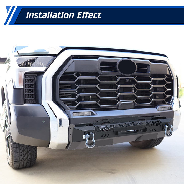 WOLFSTORM Front Bumper For 2022-2024 Toyota Tundra Pickup Truck