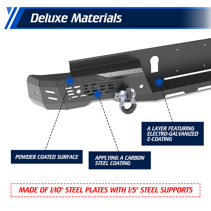 WOLFSTORM Rear Bumper for 2024-2026 Ford Ranger