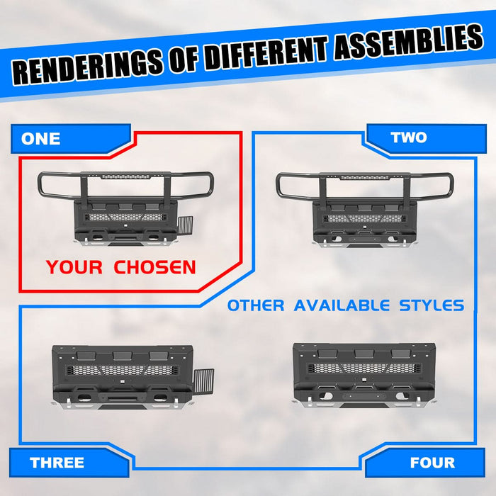 WOLFSTORM Front Bumper for 2024-2026 Toyota Land Cruiser LC250