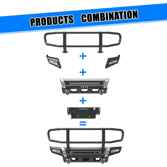 WOLFSTORM Front Bumper Combo for 2017-2022 Ford F-250 F-350 Super Duty - WOLFSTORM