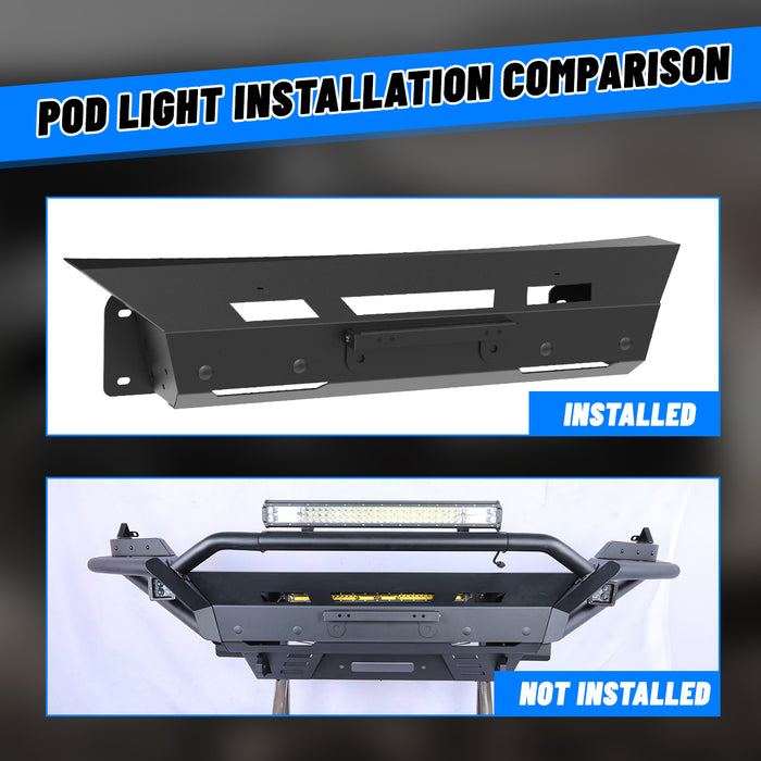 WOLFSTORM Pare-chocs avant pour camionnette tout-terrain Dodge RAM 1500 2013-2024