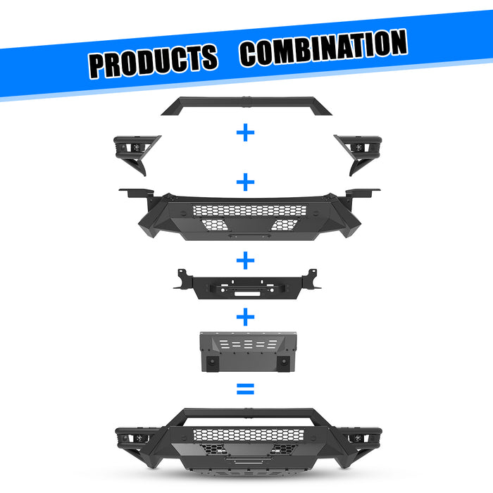 WOLFSTORM Modular Front Bumper for 2019-2024 Ram 1500 Model