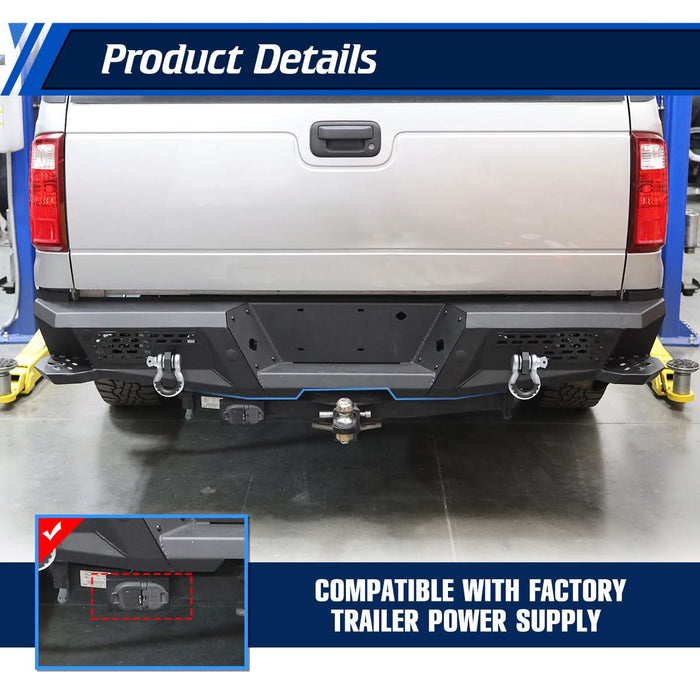 WOLFSTORM Rear Bumper for 1999-2016 FORD F-250/F-350