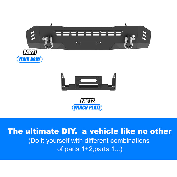 WOLFSTORM Front Bumper for 2022-2025 GMC sierra 1500