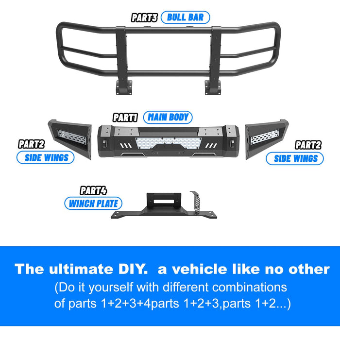 WOLFSTORM Offroad Front Bumper For Ford F-150 2015-2017(Excluding Raptor)