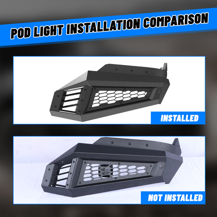 WOLFSTORM Pare-chocs avant pour camionnette tout-terrain Dodge RAM 1500 2013-2024