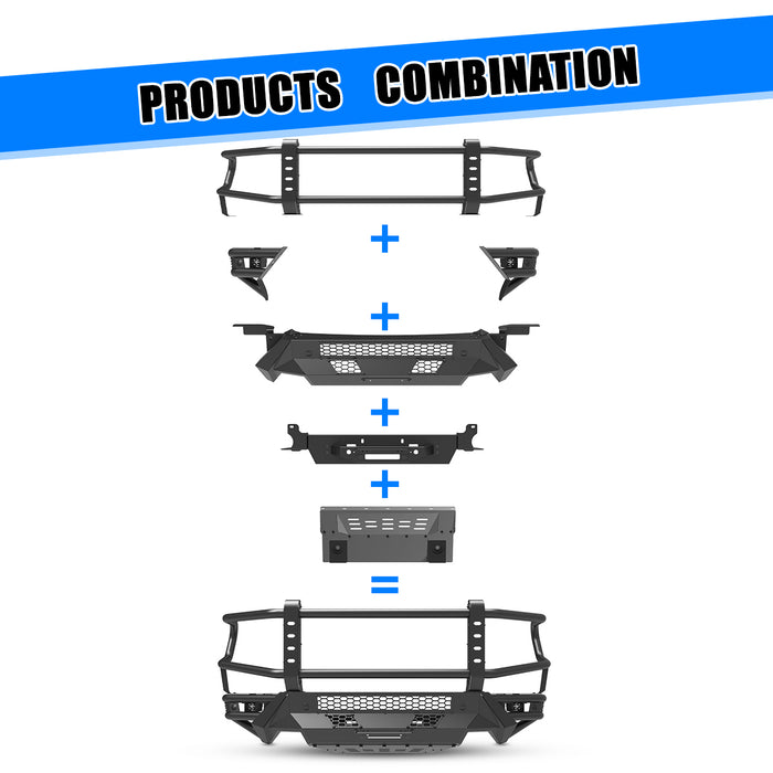 WOLFSTORM Modular Front Bumper for 2019-2024 Ram 1500 Model