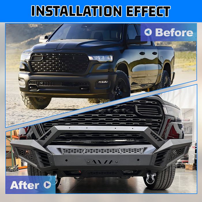 WOLFSTORM Front Bumper for 2025 Ram 1500