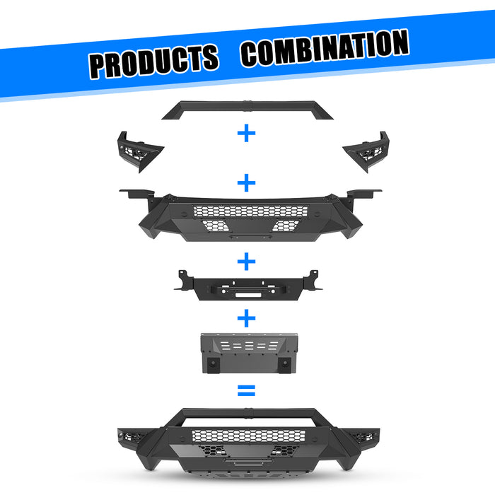 WOLFSTORM Modular Front Bumper for 2019-2024 Ram 1500 Model