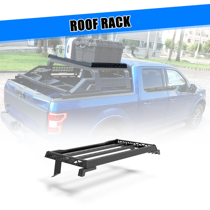 WOLFSTORM Roll Bar Universal Fit for Mid-size Pickup Trucks,Modular,Adjustable Overland Bed Rack,Roll bar