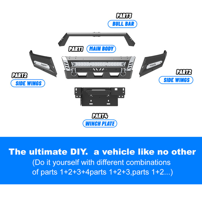WOLFSTORM Front Bumper for 2017-2026 Ford F-250 F-350