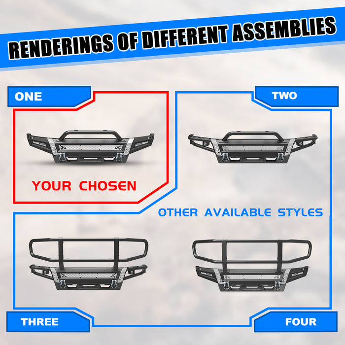 WOLFSTORM Front Bumper for 2014-2021 Toyota Tundra