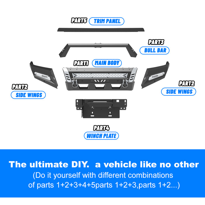WOLFSTORM Front Bumper for 2017-2026 Ford F-250 F-350