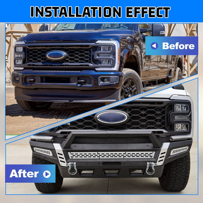 WOLFSTORM Front Bumper for 2017-2025 Ford F-250 F-350