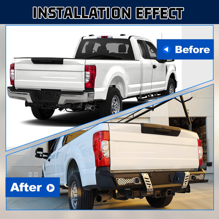 WOLFSTORM Rear Bumper for 2017-2022 Ford F-250 Super Duty - WOLFSTORM